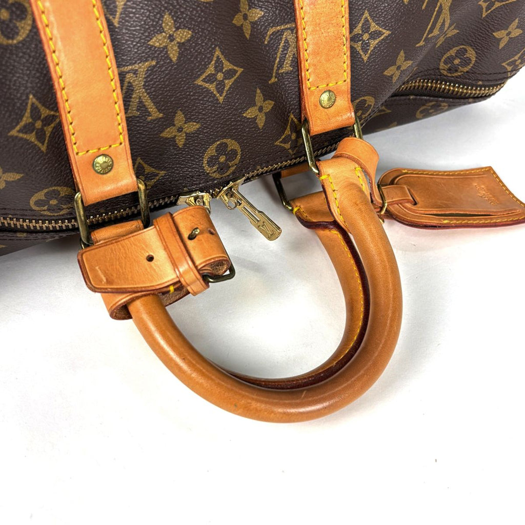 Louis Vuitton Keepall Bandouliere 45 Boston Bag Monogram Brown — view 7