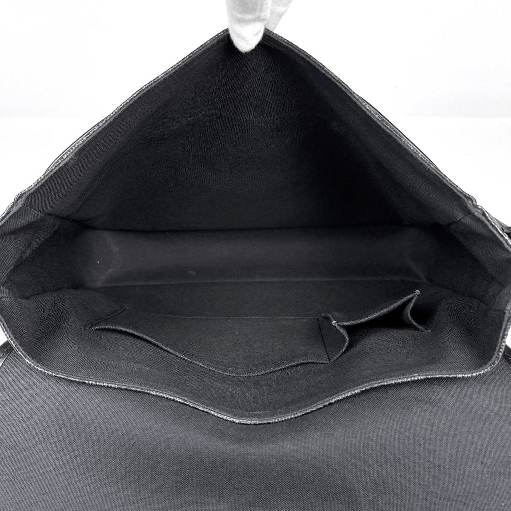 Louis Vuitton Daniel MM Shoulder Bag Damier Graphite Black — view 8