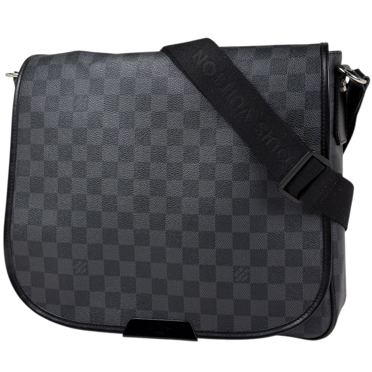Louis Vuitton Daniel MM Shoulder Bag Damier Graphite Black