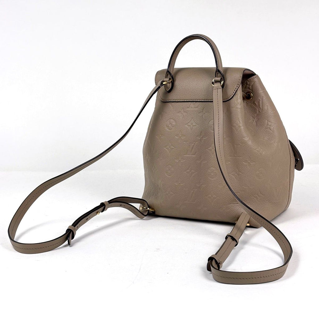 Louis Vuitton Montsouris PM Backpack Monogram Empreinte Tourterelle — view 2