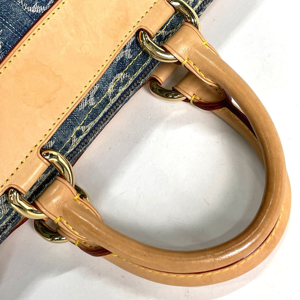 Louis Vuitton Neo Speedy Boston Bag Monogram Denim Blue — view 8