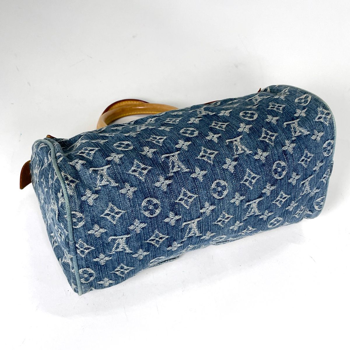 Louis Vuitton Neo Speedy Boston Bag Monogram Denim Blue — view 2