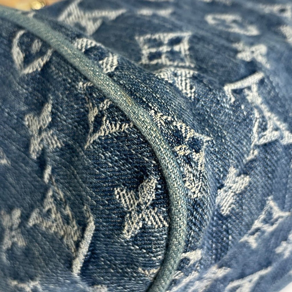 Louis Vuitton Neo Speedy Boston Bag Monogram Denim Blue — view 3