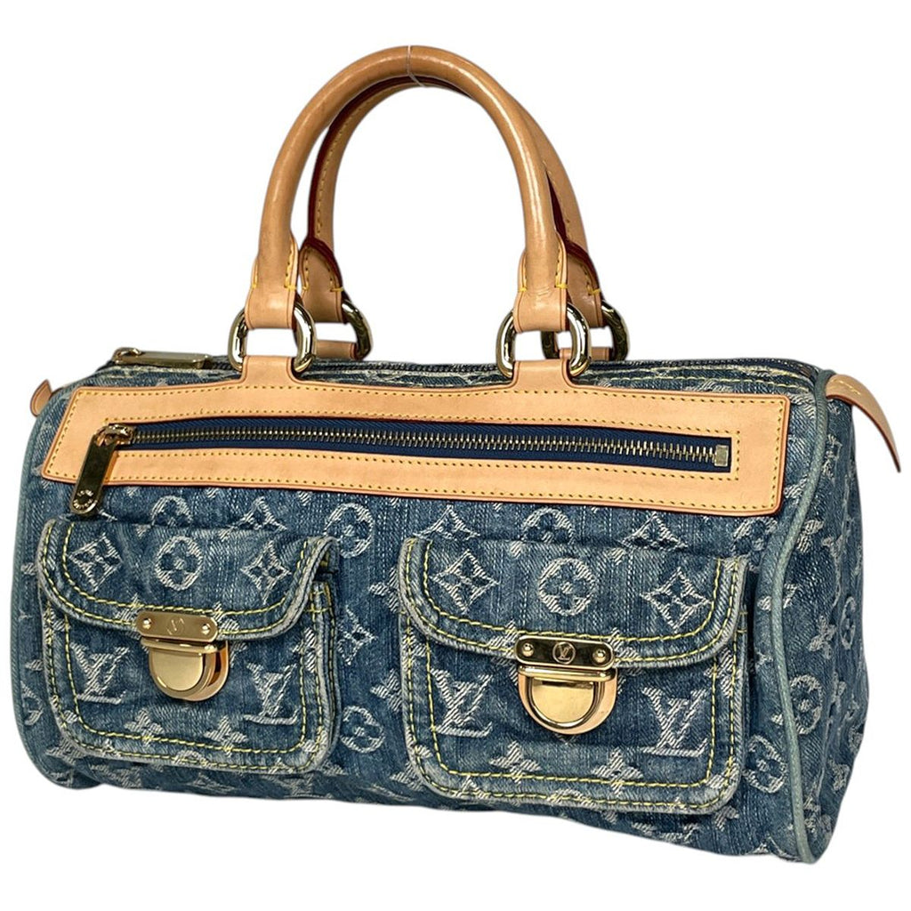 Louis Vuitton Neo Speedy Boston Bag Monogram Denim Blue