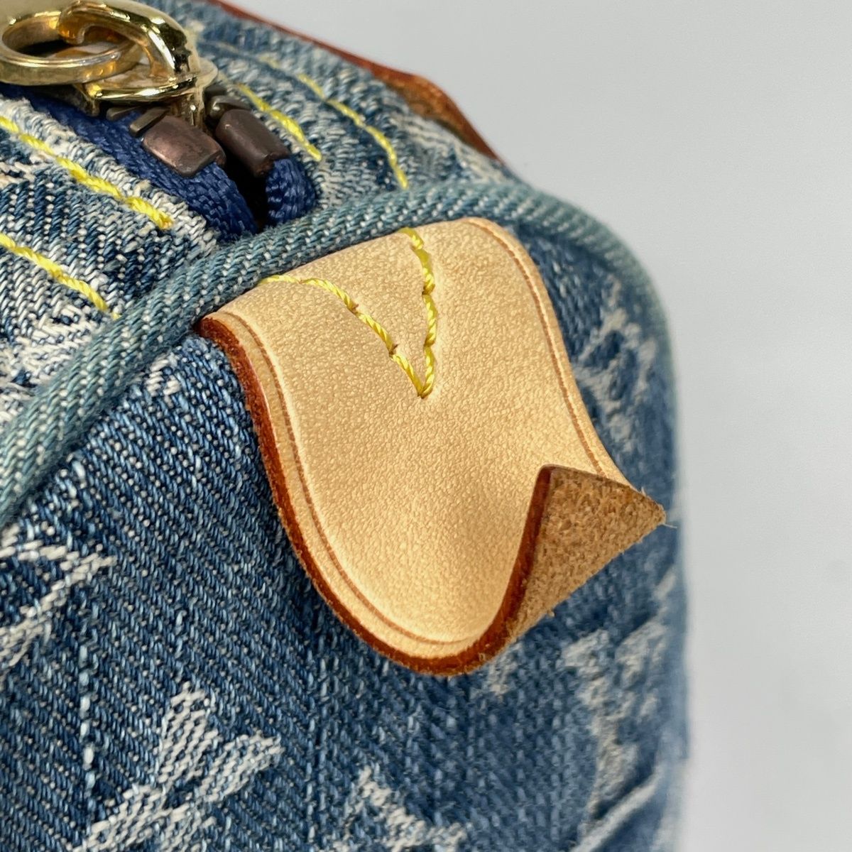Louis Vuitton Neo Speedy Boston Bag Monogram Denim Blue — view 4