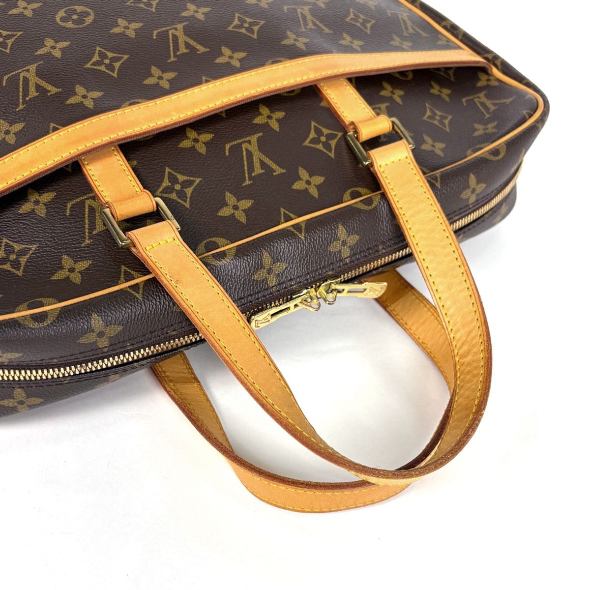Louis Vuitton Porte Document Pegase Business Handbag Briefcase Monogram Brown — view 8