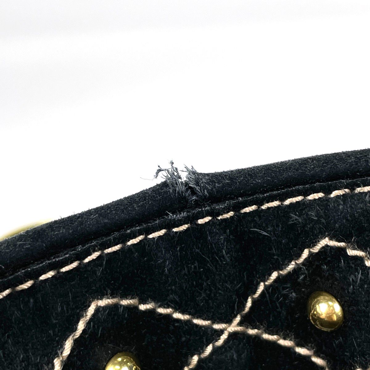 Gucci Tote Babushka Crest Suede Black — view 4