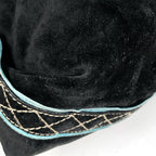 Gucci Tote Babushka Crest Suede Black — view 3