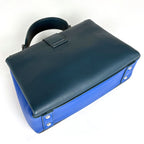 Bottega Veneta Piazza Small Intrecciato 2-Way Shoulder Bag Leather Green Blue — view 2