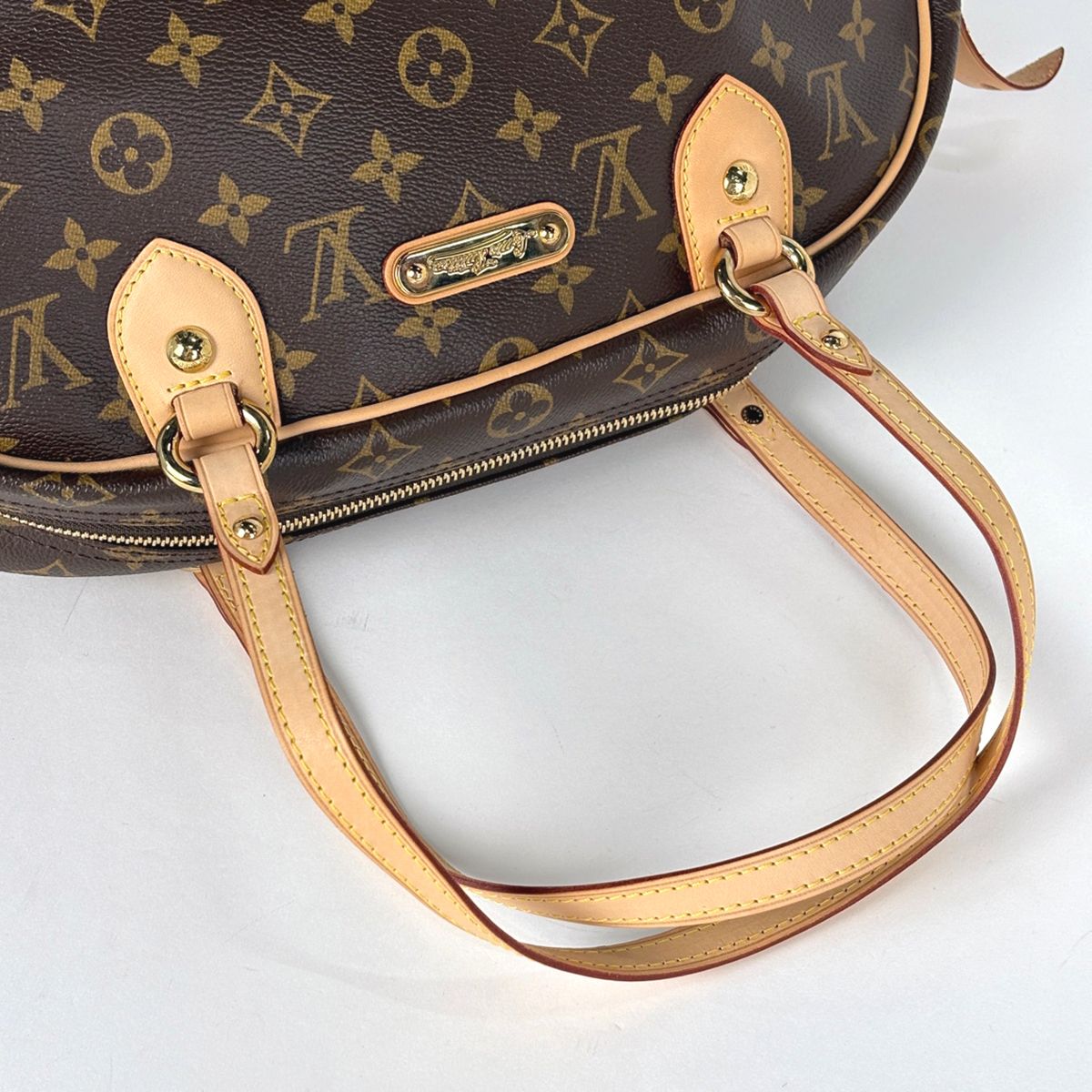 Louis Vuitton Montorgueil GM Tote Handle Monogram Brown — view 7