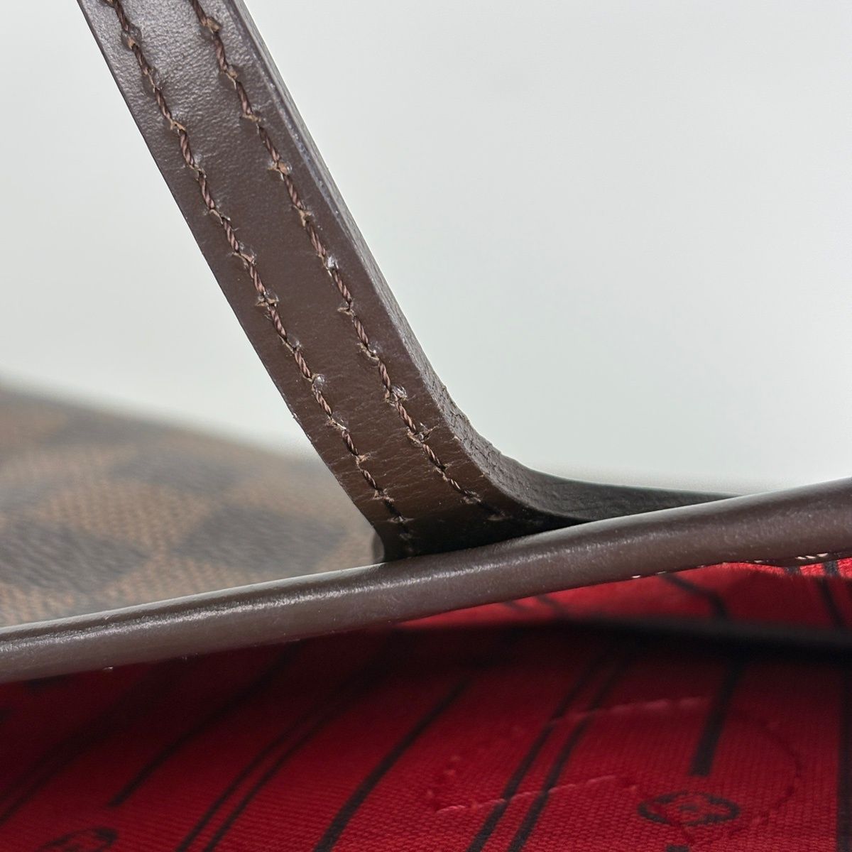 Louis Vuitton Neverfull PM Handbag Damier Brown — view 5