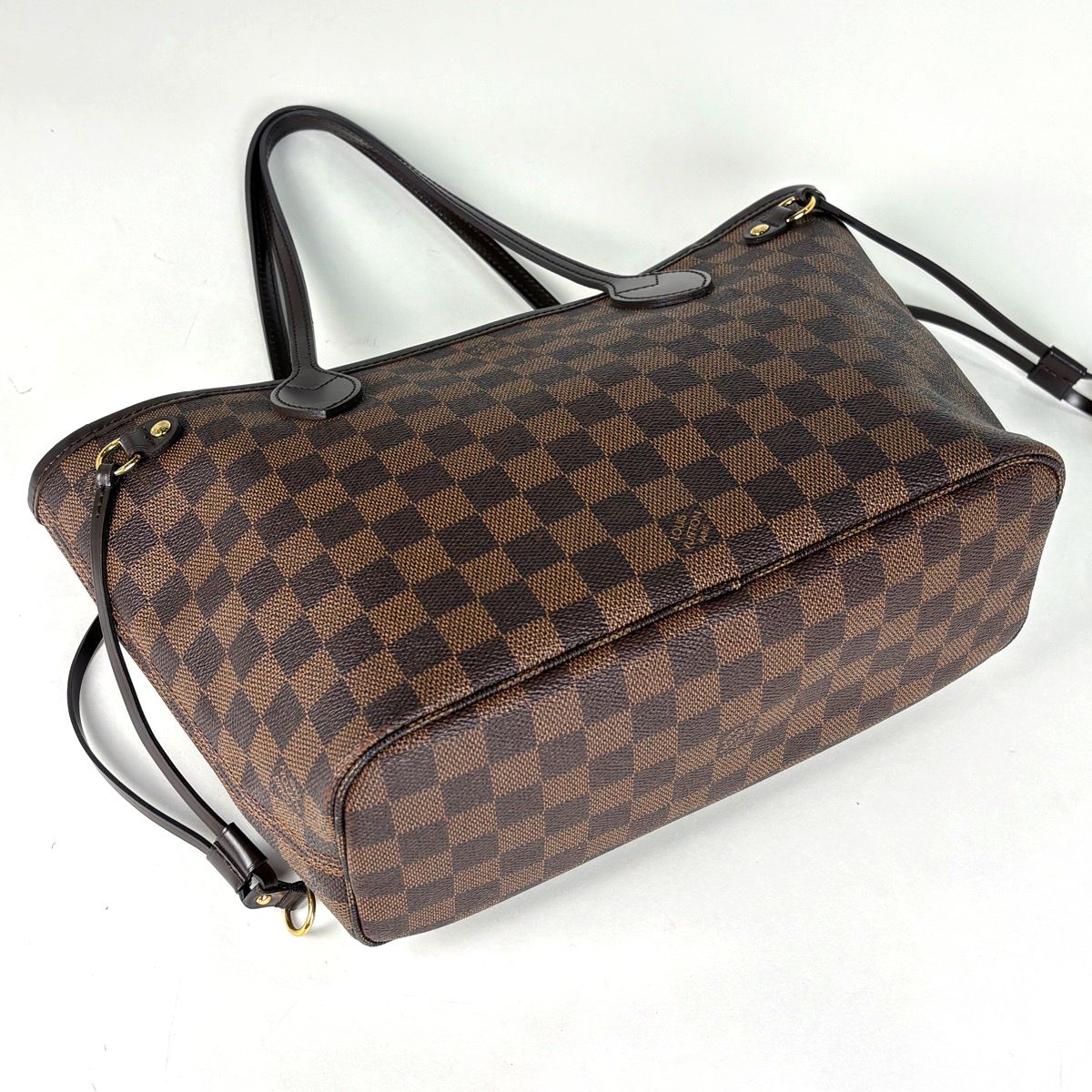Louis Vuitton Neverfull PM Handbag Damier Brown — view 2