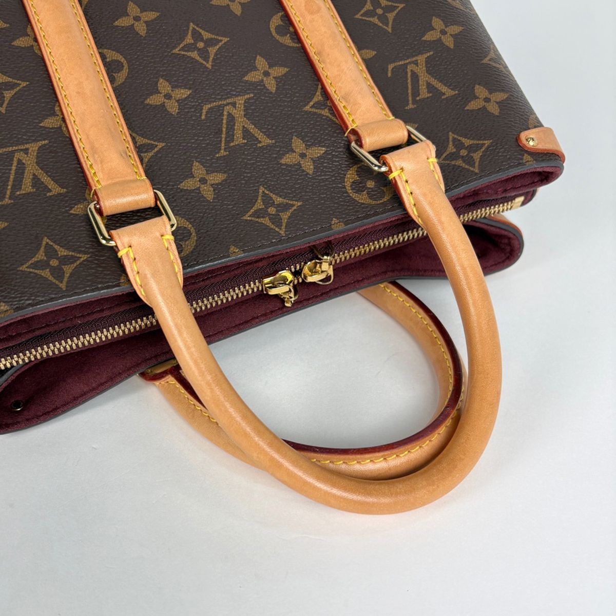 Louis Vuitton Soufflot BB 2-Way Shoulder Bag Monogram Brown — view 7