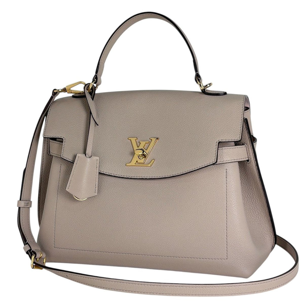 Louis Vuitton Lockme Ever 2-Way Shoulder Bag Leather Gray