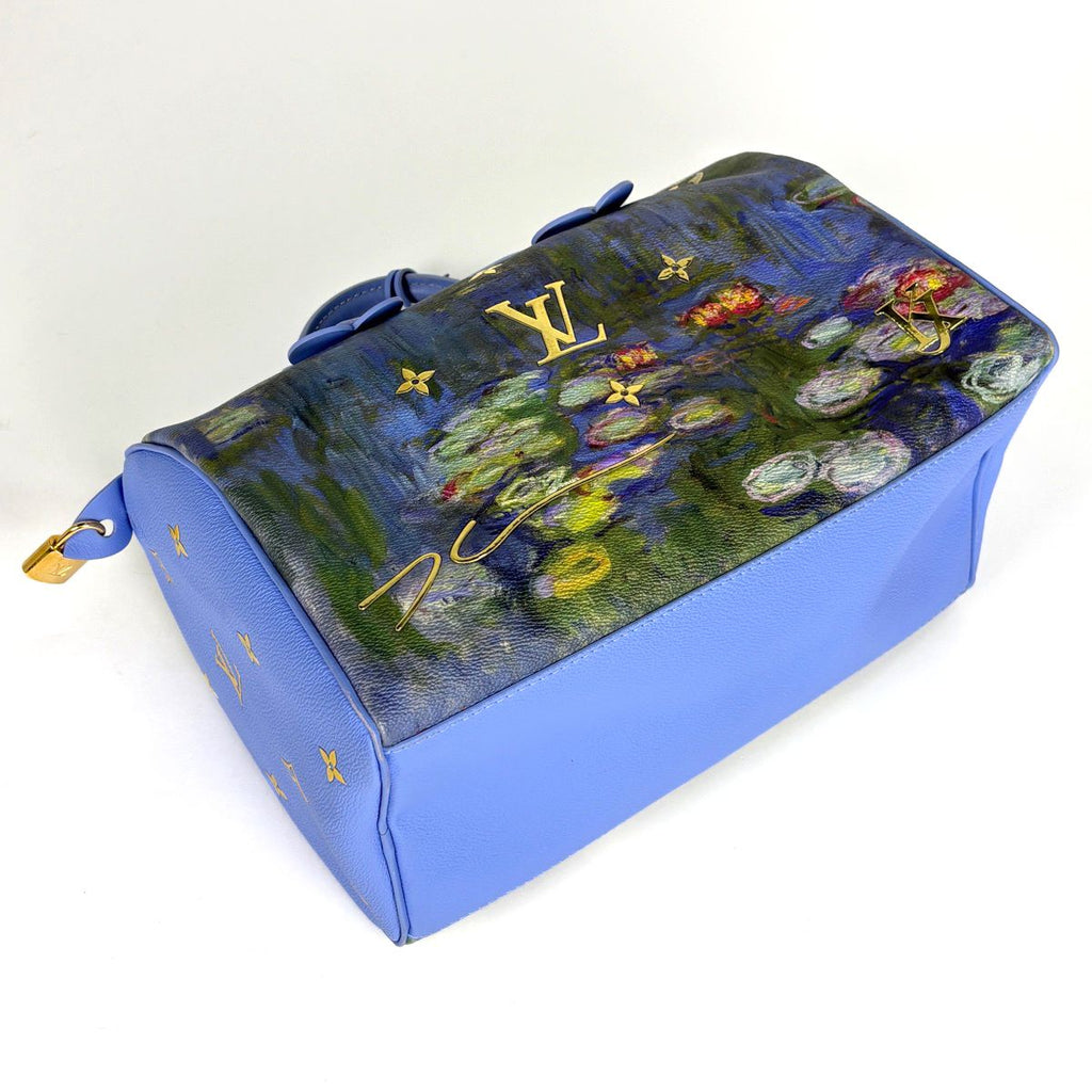 Louis Vuitton Speedy 30 Masters Collection Monet Water Lilies Boston — view 2
