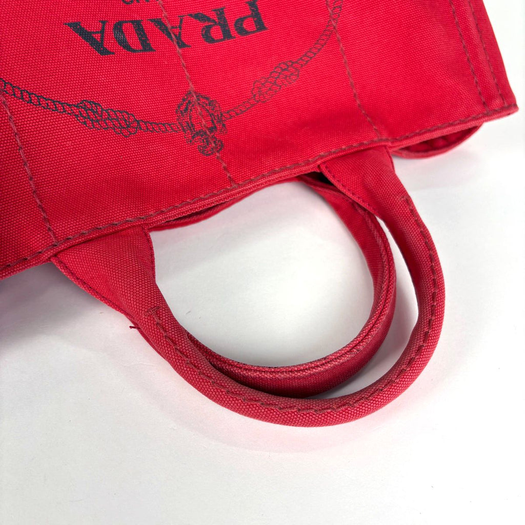 Prada Canapa Tote 2-Way Canvas — view 7