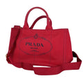 Prada Canapa Tote 2-Way Canvas