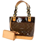 Louis Vuitton Cabas Ambre PM Tote Monogram Vinyl Brown