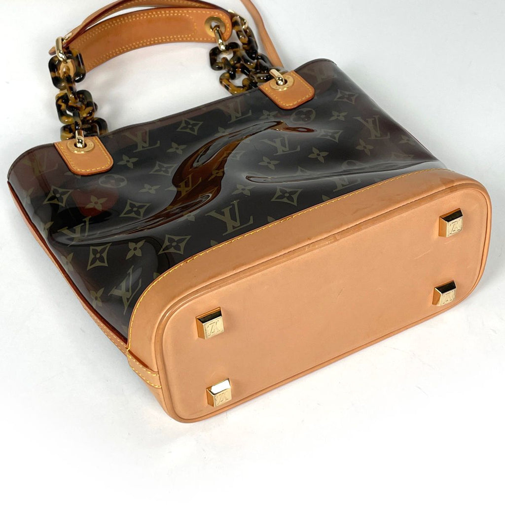 Louis Vuitton Cabas Ambre PM Tote Monogram Vinyl Brown — view 2