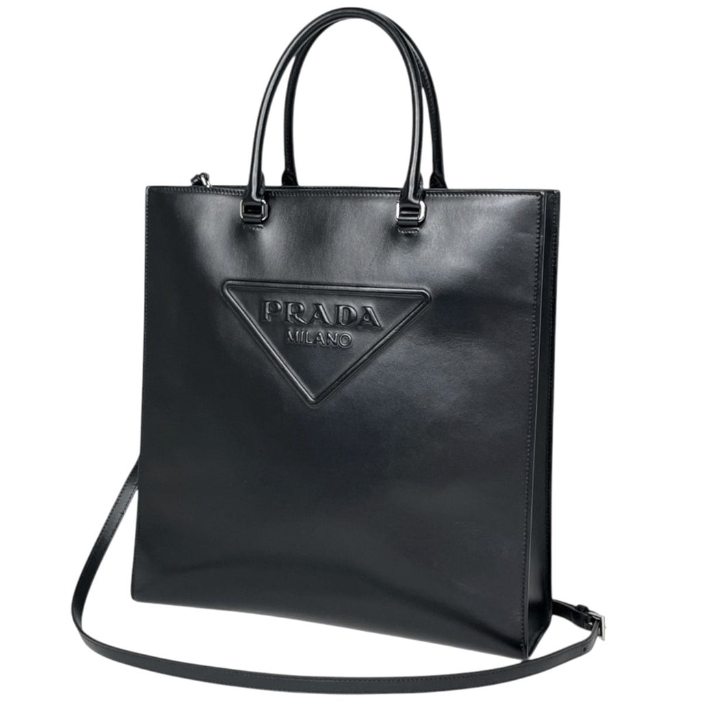 Prada Tote 2-Way Leather Nero