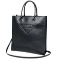 Prada Tote 2-Way Leather Nero