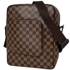 Louis Vuitton Olaf MM Shoulder Bag Damier Brown