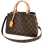 Louis Vuitton Montaigne BB 2-Way Shoulder Bag Monogram Brown