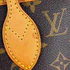 Louis Vuitton Neverfull MM Tote Shoulder Bag Monogram Brown — view 4
