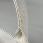 Prada Canapa Tote 2-Way Shoulder Bag Canvas White — view 7
