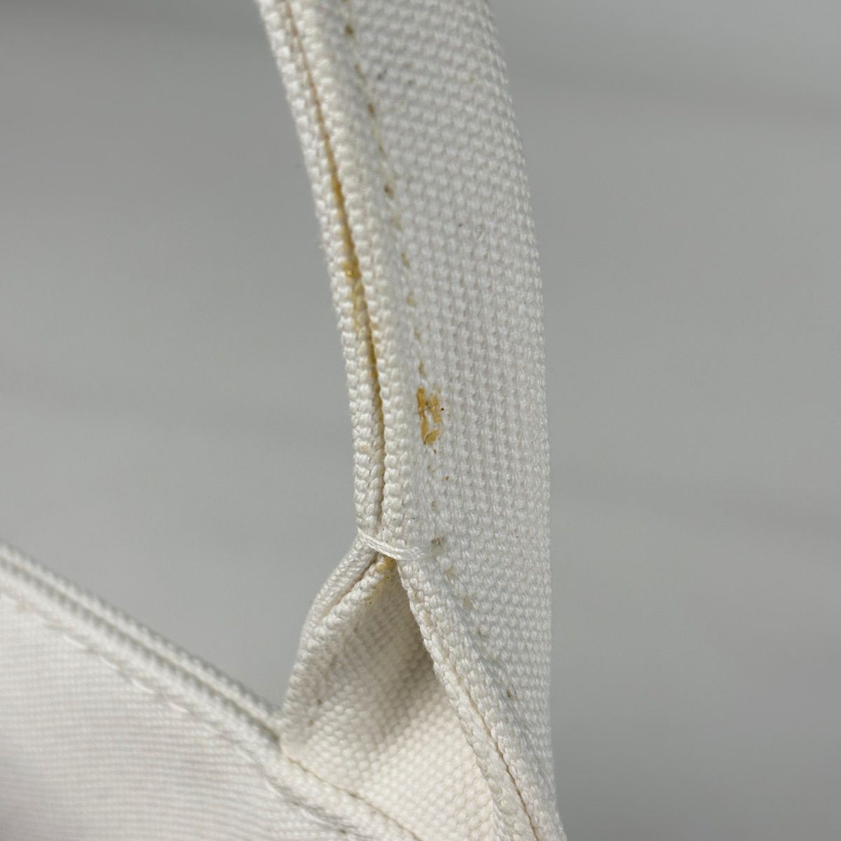 Prada Canapa Tote 2-Way Shoulder Bag Canvas White — view 7