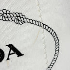 Prada Canapa Tote 2-Way Shoulder Bag Canvas White — view 5
