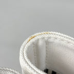 Prada Canapa Tote 2-Way Shoulder Bag Canvas White — view 6