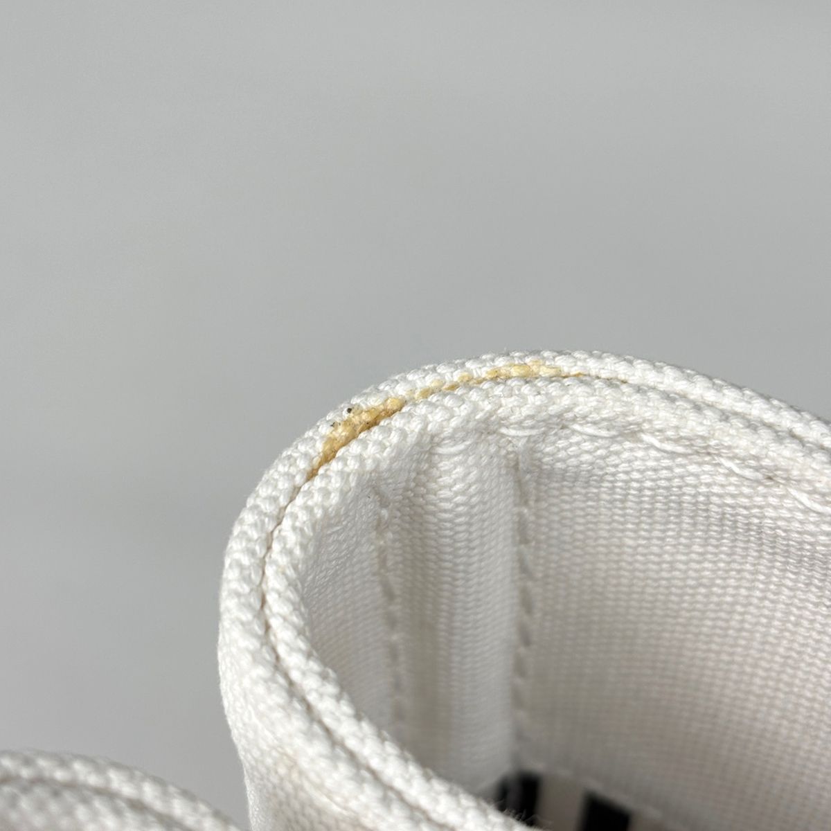 Prada Canapa Tote 2-Way Shoulder Bag Canvas White — view 6
