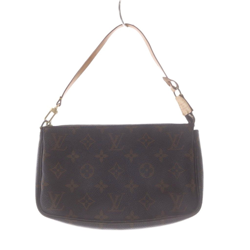 Louis Vuitton Monogram Pochette Soirle Pouch Brown — view 2