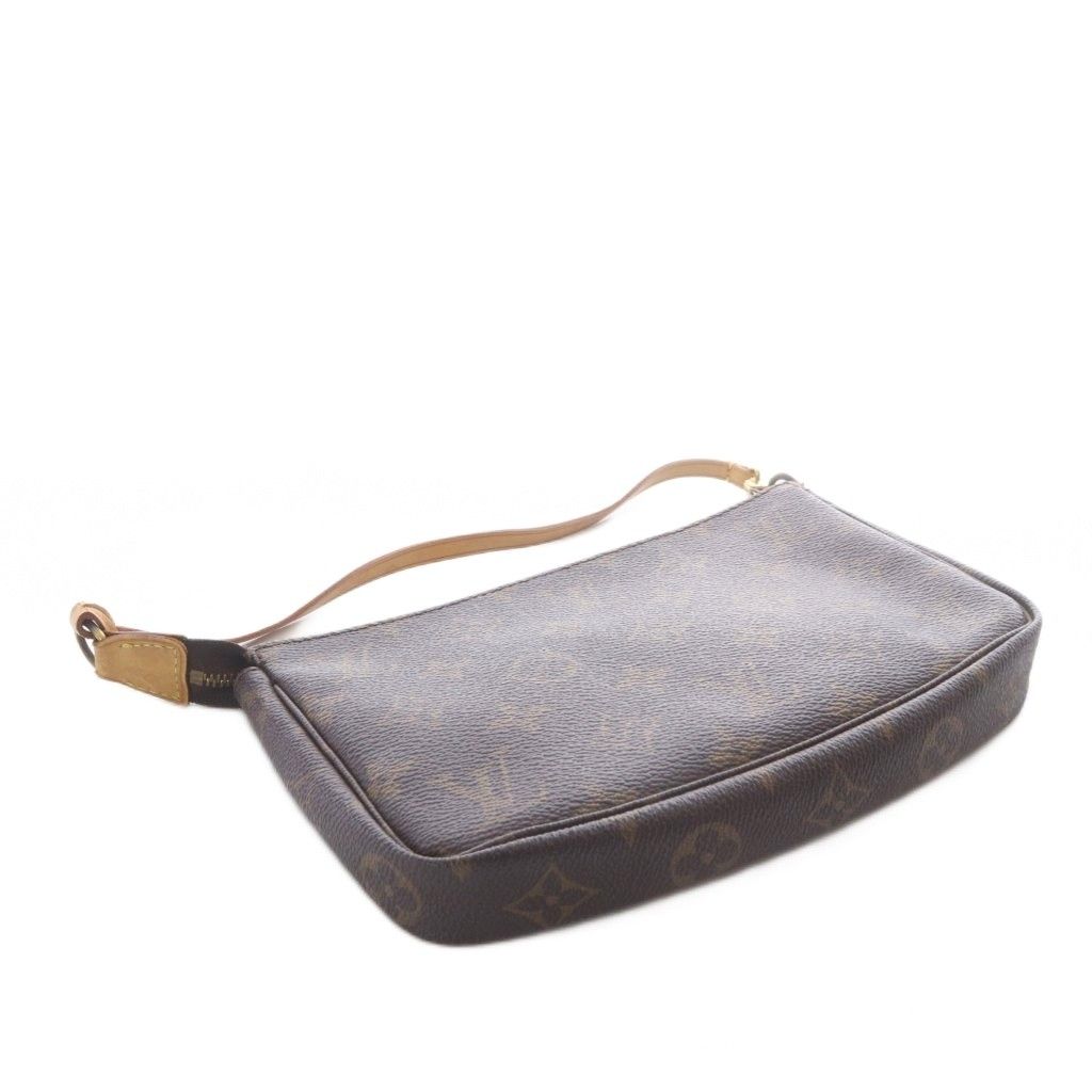 Louis Vuitton Monogram Pochette Soirle Pouch Brown — view 4