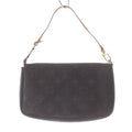 Louis Vuitton Monogram Pochette Soirle Pouch Brown