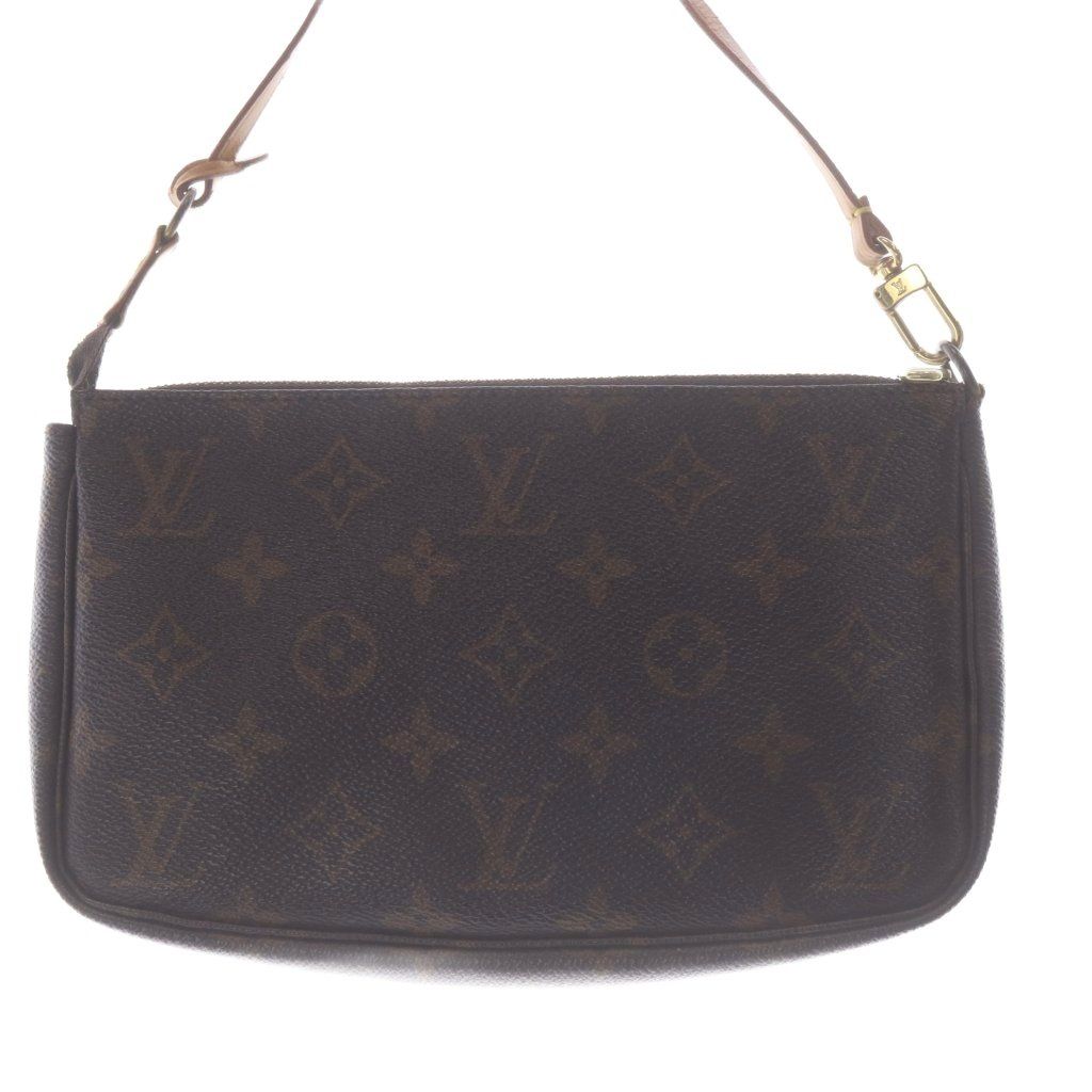 Louis Vuitton Monogram Pochette Soirle Pouch Brown — view 3