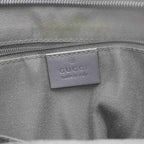 Gucci GG Canvas Sherry Line Shoulder Bag Brown Navy — view 7
