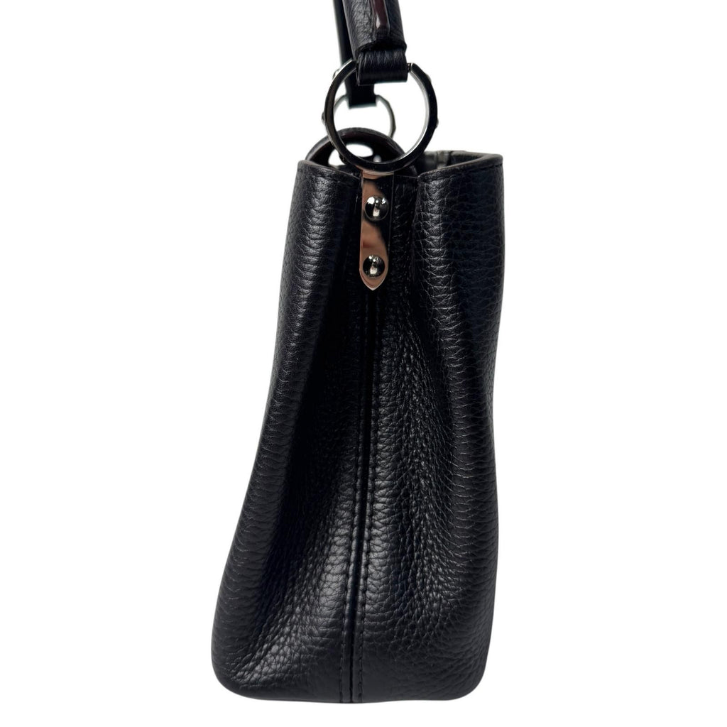 Louis Vuitton Capucines BB 2-Way Shoulder Bag Black — view 5