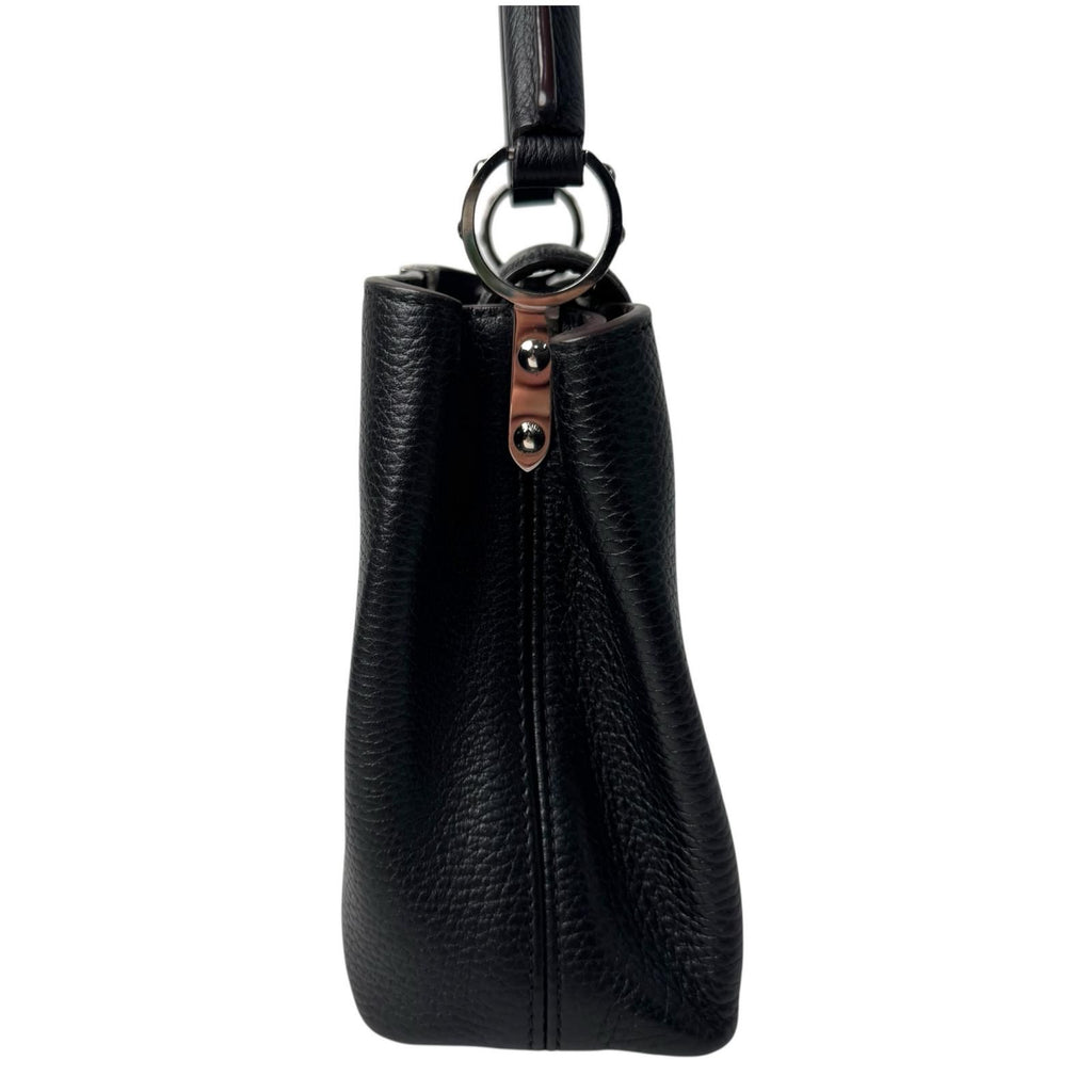 Louis Vuitton Capucines BB 2-Way Shoulder Bag Black — view 4