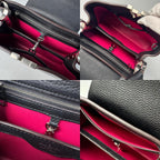 Louis Vuitton Capucines BB 2-Way Shoulder Bag Black — view 8