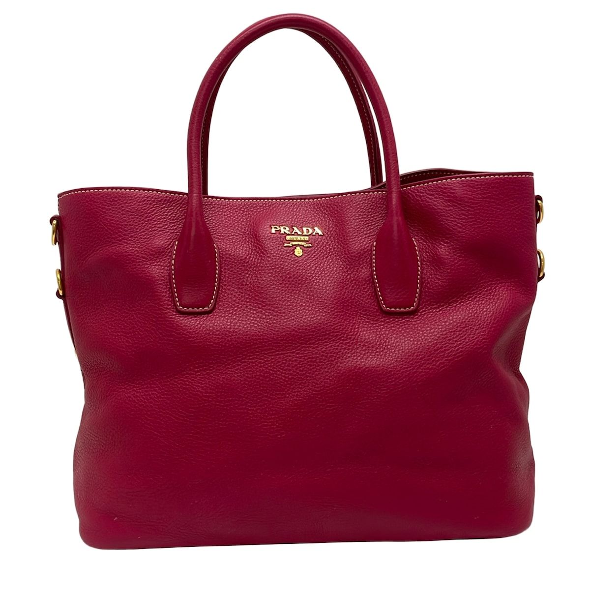 Prada Tote Pink Leather