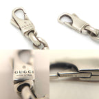 Gucci Logo Enamel Necklace 41.5 45.5 Turquoise Blue Sterling Silver — view 8