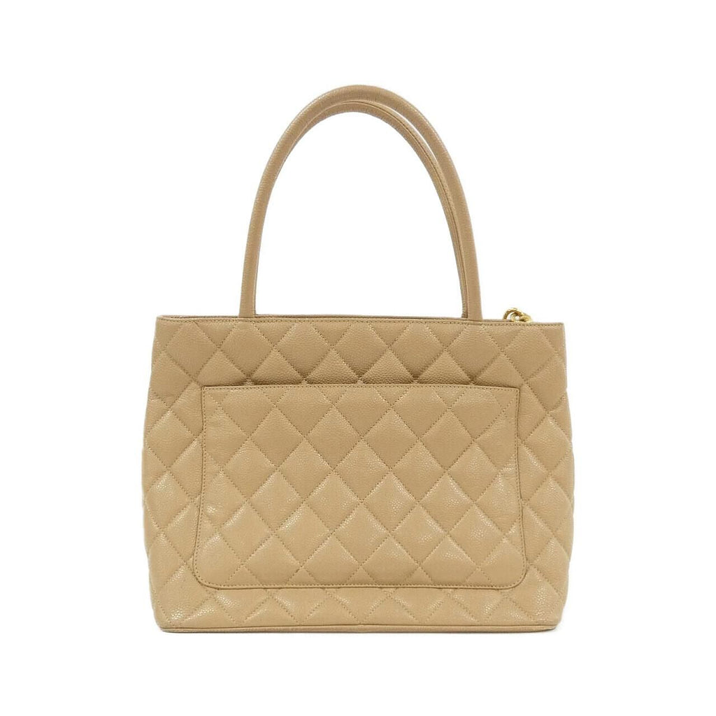 Chanel Vintage Bag Handbag Beige — view 2