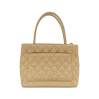 Chanel Vintage Bag Handbag Beige — view 2