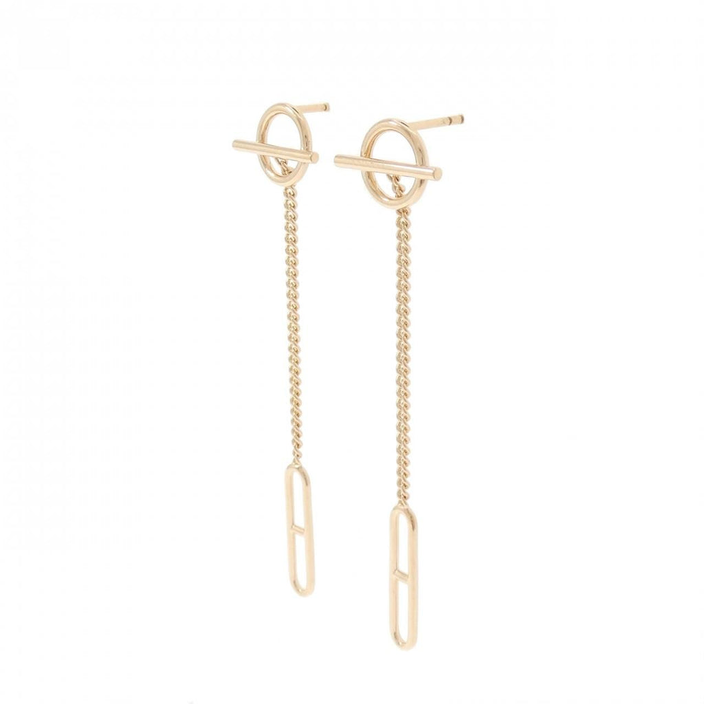 Hermes Echappee Earrings Gold — view 2