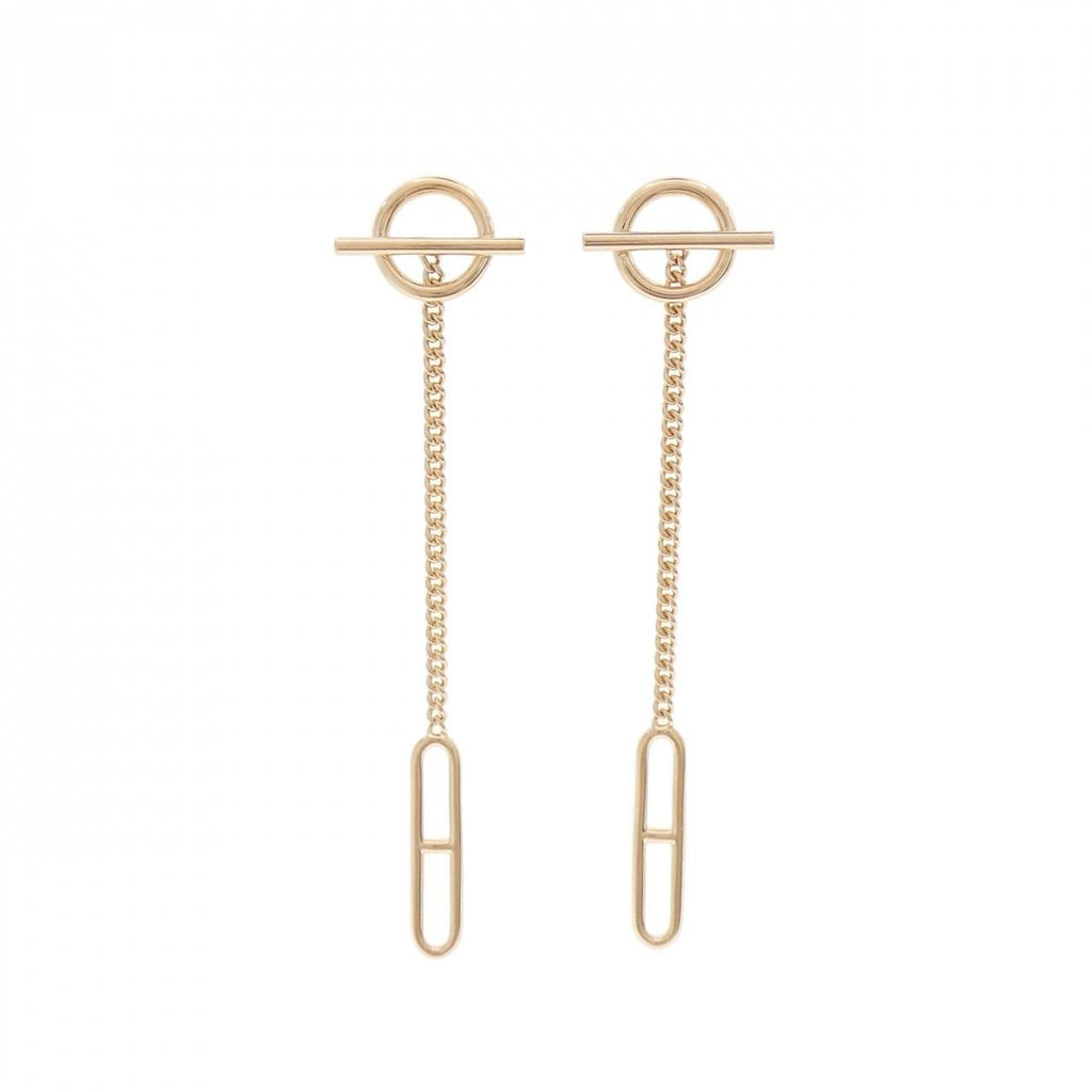 Hermes Echappee Earrings Gold