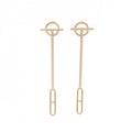 Hermes Echappee Earrings Gold