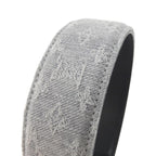 Louis Vuitton Monogram Denim Headband LV Outline Hairaccessories — view 3