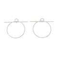 Hermes Echappee Earrings Silver